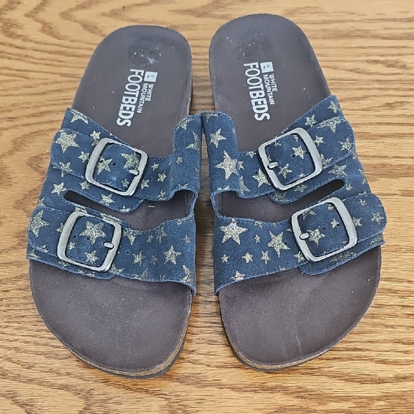 White Mountain Shoes - Western Chief Starry Night Blue Sandals
